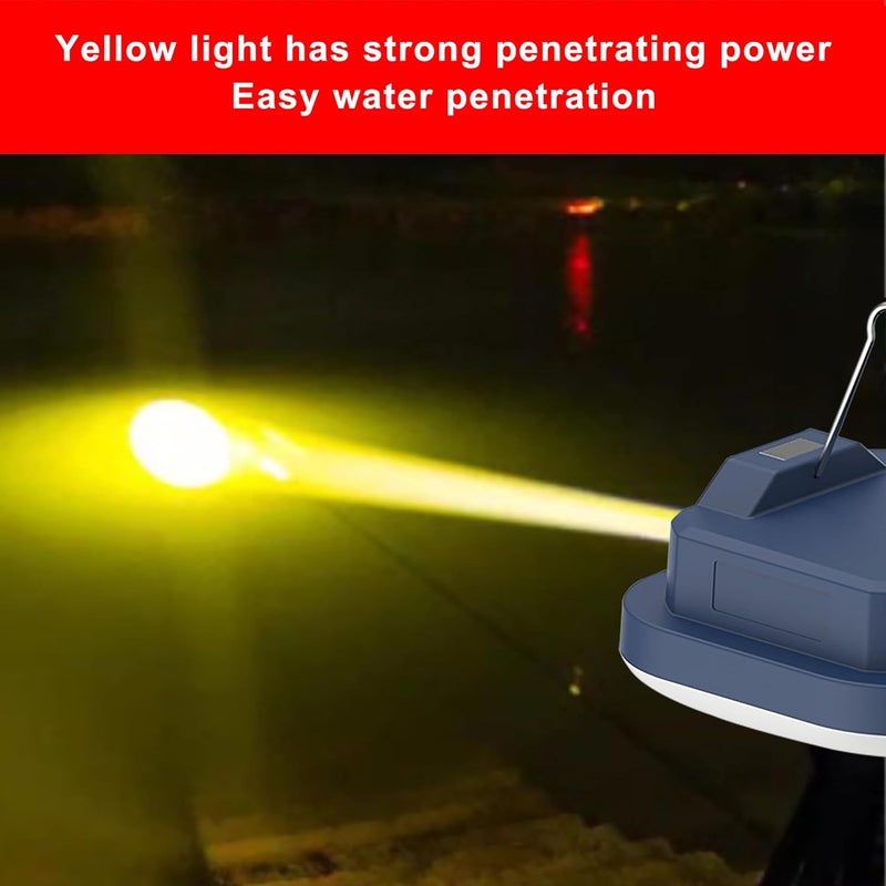 TeiNewBy 4 inch LED Camping Lantern Rechargeable 1500LM 10000mAh up to 120 Hours Running, 4 Light Modes, IP54 Waterproof,Magnetic Base for Hurricane Emergency, Outdoor, Hiking, Home and Car(30W) - Image 4